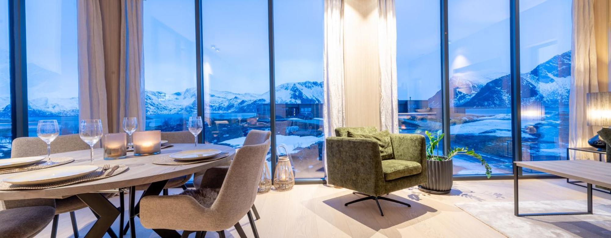 New Luxury Cabin Near Henningsvaer Lofoten Kleppstad Kültér fotó